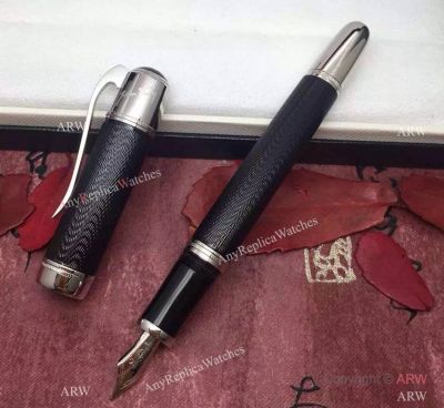 AAA Grade Mont Blanc Jules Verne Pen Black Fountain Pen